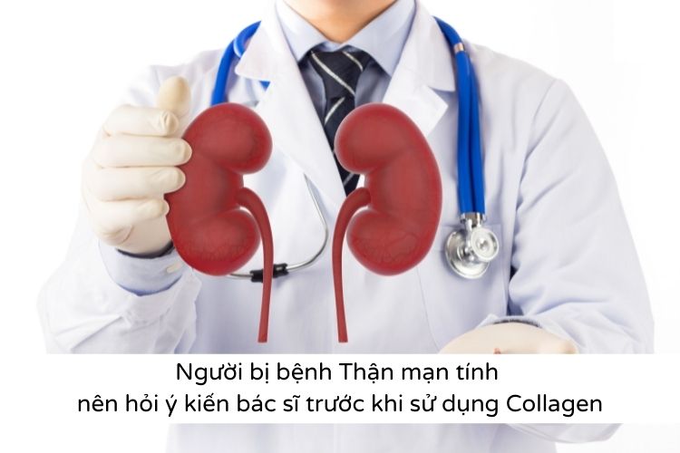 Những bệnh không nên uống collagen có bệnh thận mạn tính