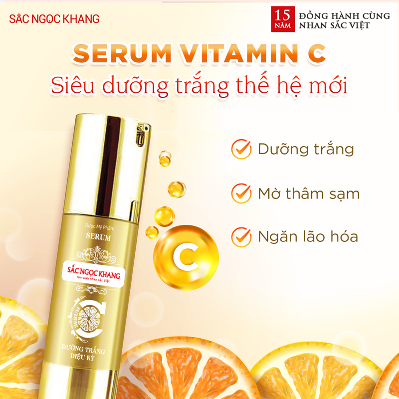 Serum Vitamin C Sắc Ngọc Khang