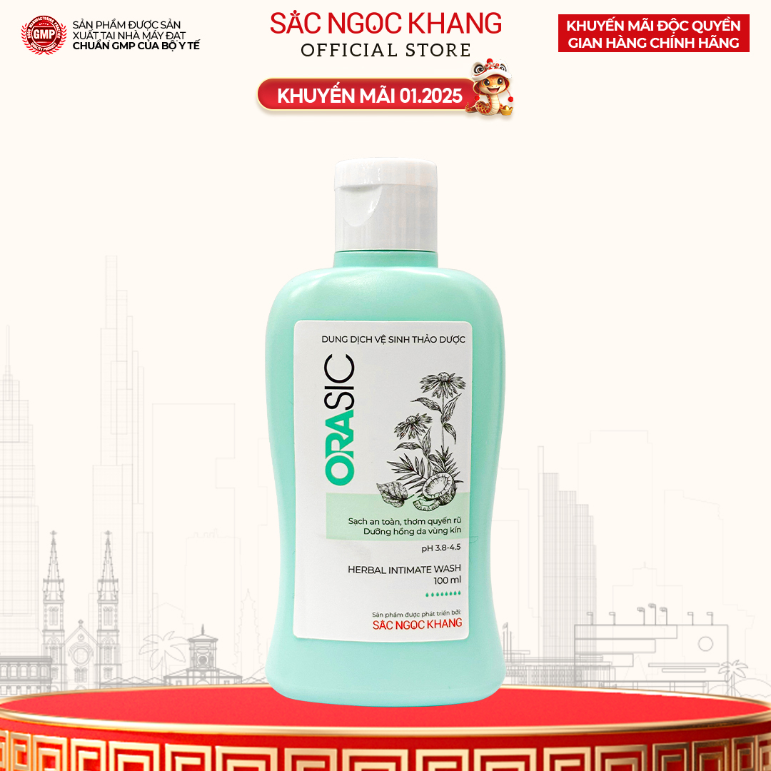 Dung Dịch Vệ Sinh Thảo Dược Orasic 100ml