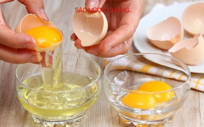 Vỏ trứng và lòng trắng trứng giàu collagen