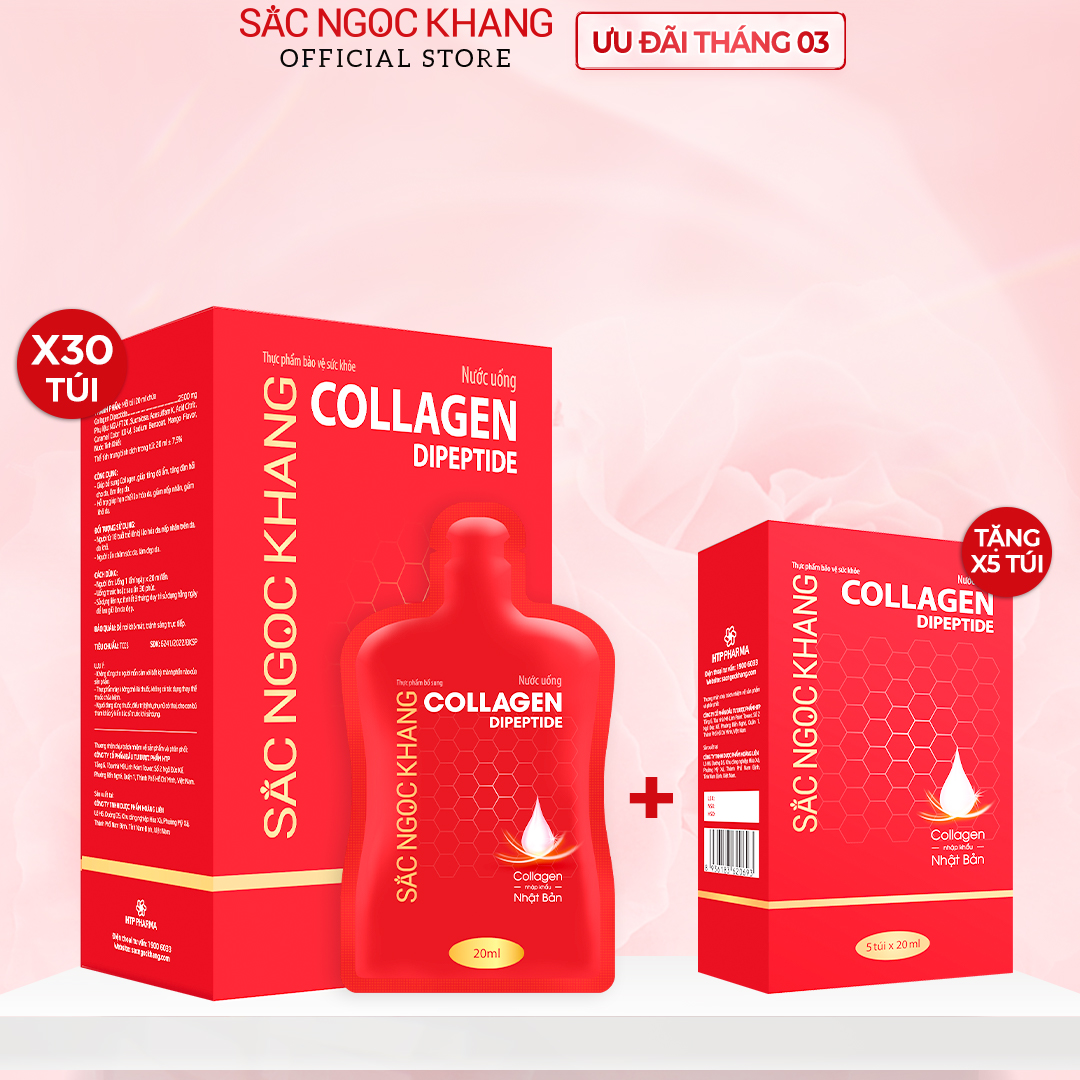 Nước uống Collagen Dipeptide Sắc Ngọc Khang