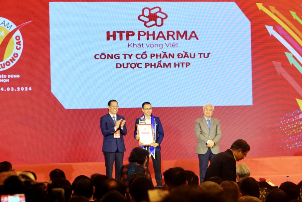 HTP nhận danh hiệu hàng Việt Nam chất lượng cao