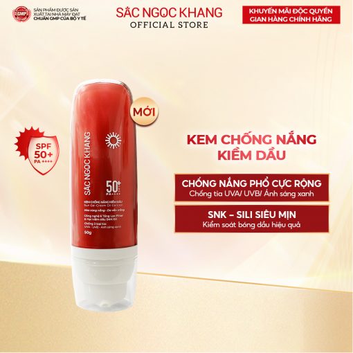 Kem chống nắng kiềm dầu Sắc Ngọc Khang