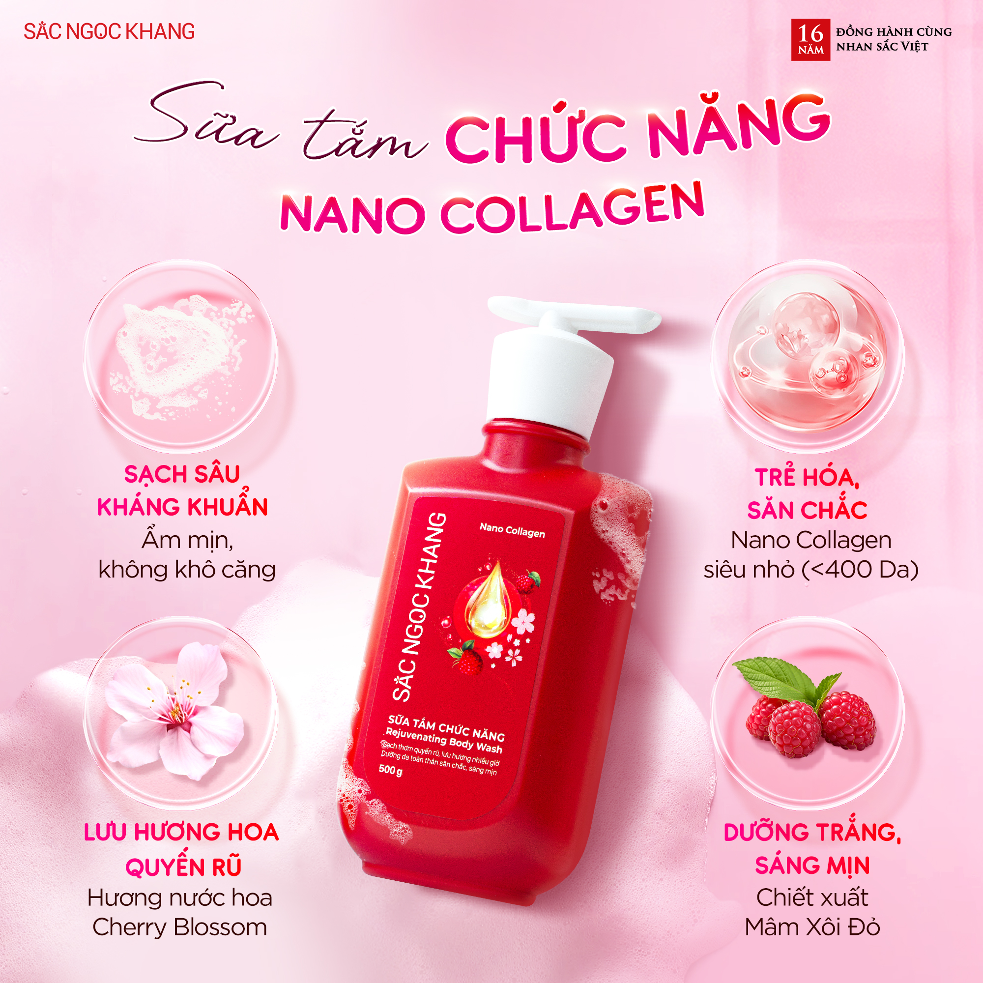 Sữa Tắm Chức Năng Sắc Ngọc Khang 1