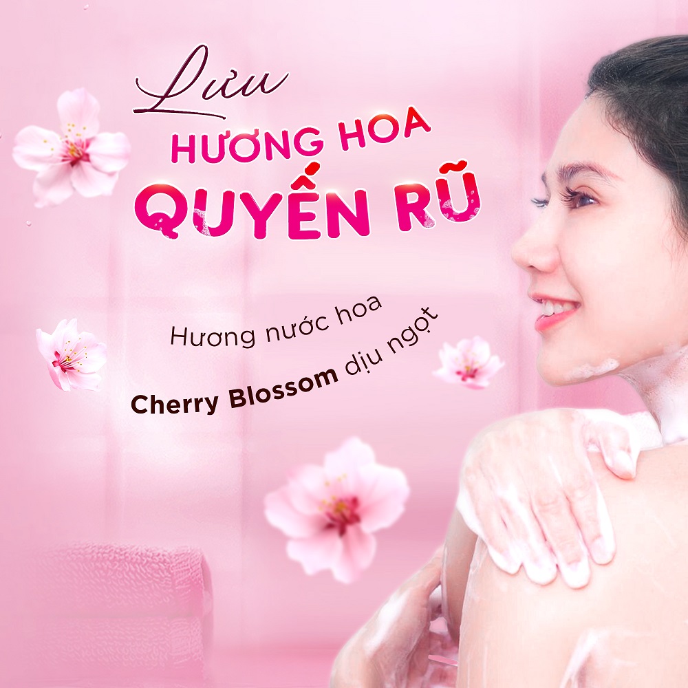 Sữa Tắm hương nước hoa Cherry Blossom