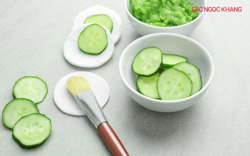 Mặt nạ dưa chuột và sữa tươi
