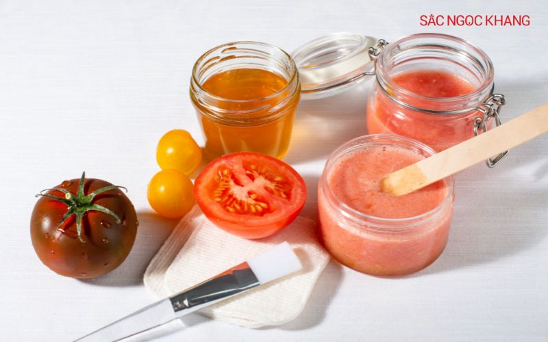 Mặt nạ cà chua và mật ong