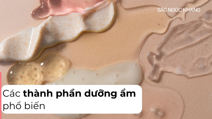 các thành phần dưỡng ẩm phổ biến