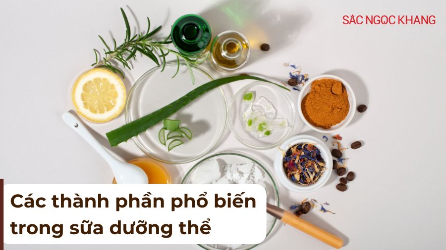 Giải mã thành phần trong sữa dưỡng thể: Bí mật cho làn da khỏe đẹp