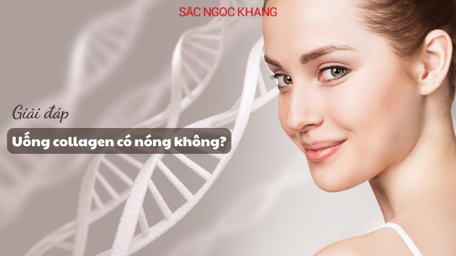 uống collagen có nóng không