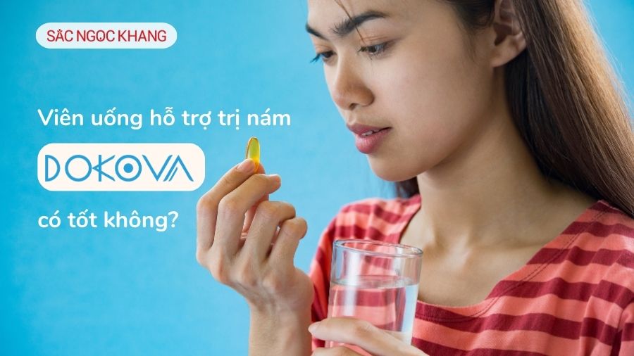Viên uống hỗ trợ trị nám Dokova