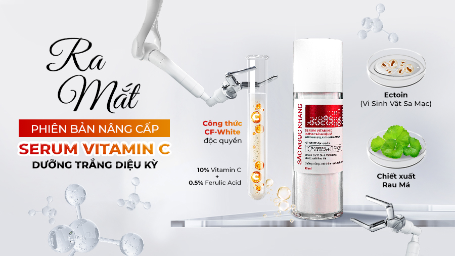Thông báo ra mắt Serum Dưỡng Trắng Diệu Kỳ Sắc Ngọc Khang