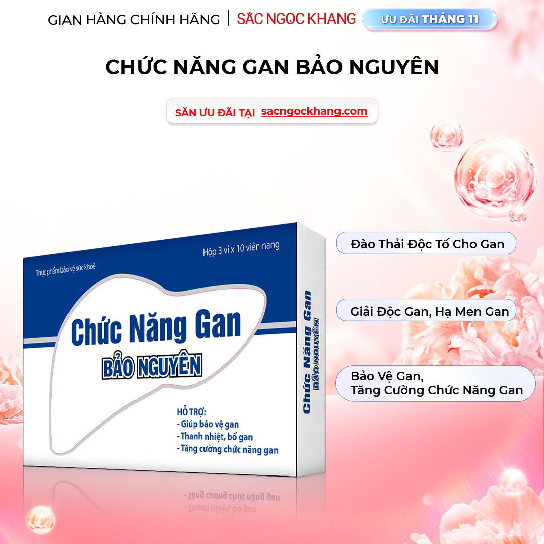1729428233175993304 Chức năng gan Bảo Nguyên hộp 30 viên - Ảnh 1