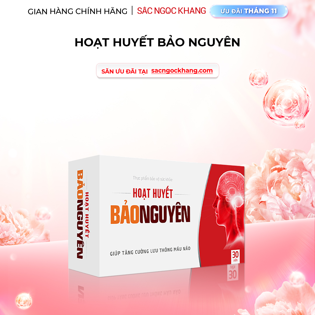 1729462937801034712 Viên Uống Hoạt Huyết Bảo Nguyên Hộp 30 viên - Ảnh 1