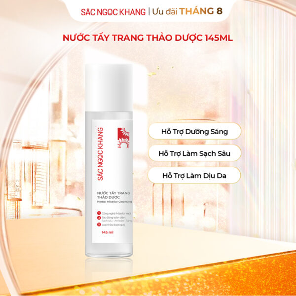 Nước Tẩy Trang Thảo Dược Sắc Ngọc Khang 145ml (Micellar Cleansing Water)