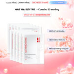 Set 10 Mặt Nạ sợi tre dưỡng trắng mịn da Sắc Ngọc Khang 25g/miếng