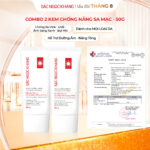 Combo 02 Kem Chống Nắng "Sa Mạc" Nâng Tông Sắc Ngọc Khang 50g