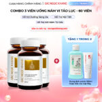 Combo 3 Hộp Viên Uống Vi Tảo Lục Sắc Ngọc Khang Đào Thải Nám 60 viên/hộp
