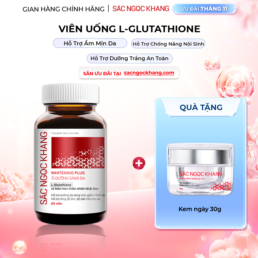 1731133421801540568 Viên Uống Glutathione Dưỡng Trắng Da Vượt Trội 60 viên - Ảnh 1