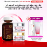 Combo Mờ Nám Dưỡng Trắng Cao Cấp Sắc Ngọc Khang: Viên Uống Sắc Ngọc Khang ++, Kem Dưỡng Da Ban Đêm, Kem Dưỡng Da Ban Ngày