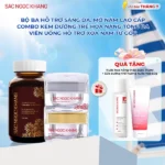Combo Mờ Nám Dưỡng Trắng Cao Cấp Sắc Ngọc Khang: Viên Uống Sắc Ngọc Khang ++, Kem Dưỡng Da Ban Đêm, Kem Dưỡng Da Ban Ngày
