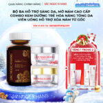 Combo Mờ Nám Dưỡng Trắng Cao Cấp Sắc Ngọc Khang: Viên Uống Sắc Ngọc Khang ++, Kem Dưỡng Da Ban Đêm, Kem Dưỡng Da Ban Ngày
