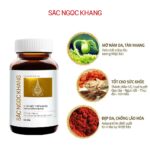 Viên Uống Vi Tảo Lục Sắc Ngọc Khang Mờ Nám, Đẹp Da, Hạn Chế Lão Hóa 60v - Ảnh 2