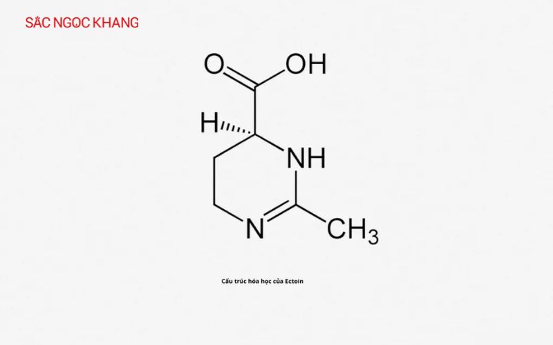 Công thức hóa học của Ectoin là C6H10N2O2