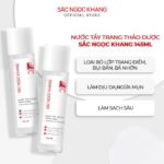 Combo Nước hoa hồng thảo dược Sắc Ngọc Khang 145ml + Nước tẩy trang thảo dược Sắc Ngọc Khang 145ml - Ảnh 5