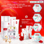 Combo 7 Sản Phẩm Chăm Sóc Da Toàn Diện Chuyên Sâu Sắc Ngọc Khang (Nước Tẩy Trang Thảo Dược, Sữa Rửa Mặt Thảo Dược, Nước Hoa Hồng Thảo Dược, Serum Siêu Dưỡng Trắng Vitamin C, Kem Dưỡng Da 5 In 1, Kem Dưỡng Ban Đêm, Kem Chống Nắng)