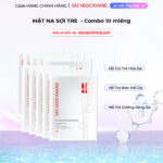 Set 10 Mặt Nạ sợi tre dưỡng trắng mịn da Sắc Ngọc Khang 25g/miếng
