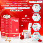 Combo 2 Nước Uống Collagen Dipeptide Mờ Nếp Nhăn - Dưỡng Ẩm Mịn Sắc Ngọc Khang- Liệu trình 2 tháng