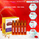 Siro ăn ngon Hoa Thiên Hộp 20 ống 10ml giúp bé ăn ngon, hổ trợ phát triển trí não, tăng sức đề kháng của bé