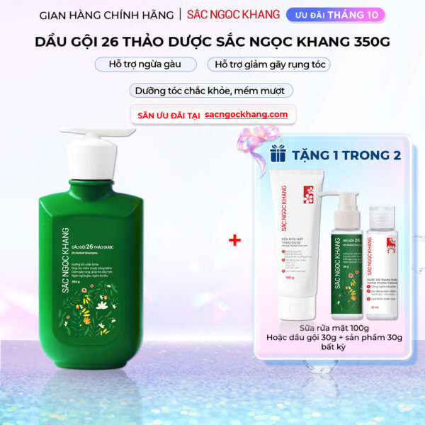 Dầu gội 26 loại thảo dược Sắc Ngọc Khang 350g