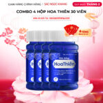 Combo 4 Hộp Viên Uống Cân Bằng Nội Tiết Hoa Thiên (30 viên/hộp)