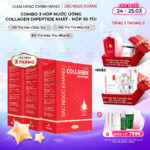 Combo 3 Hộp Nước Uống Collagen Dipeptide Mờ Nếp Nhăn - Dưỡng Ẩm Mịn Sắc Ngọc Khang