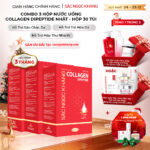 Combo 3 Hộp Nước Uống Collagen Dipeptide Mờ Nếp Nhăn - Dưỡng Ẩm Mịn Sắc Ngọc Khang