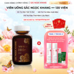 Viên Uống Mờ Nám, Hạn Chế Lão Hóa, Khỏe Đẹp Da Sắc Ngọc Khang ++ 120v