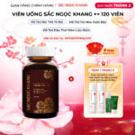 Viên Uống Mờ Nám, Hạn Chế Lão Hóa, Khỏe Đẹp Da Sắc Ngọc Khang ++ 120v