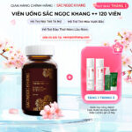 Viên Uống Mờ Nám, Hạn Chế Lão Hóa, Khỏe Đẹp Da Sắc Ngọc Khang ++ 120v