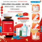 Viên Uống Collagen Dipeptide Hỗ Trợ Mờ Nếp Nhăn, Dưỡng Da Ẩm Mịn Sắc Ngọc Khang 120 viên