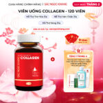 Viên Uống Collagen Dipeptide Hỗ Trợ Mờ Nếp Nhăn, Dưỡng Da Ẩm Mịn Sắc Ngọc Khang 120 viên