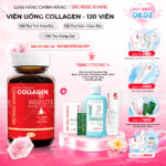 Viên Uống Collagen Dipeptide Hỗ Trợ Mờ Nếp Nhăn, Dưỡng Da Ẩm Mịn Sắc Ngọc Khang 120 viên