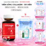 Viên Uống Collagen Dipeptide Hỗ Trợ Mờ Nếp Nhăn, Dưỡng Da Ẩm Mịn Sắc Ngọc Khang 120 viên