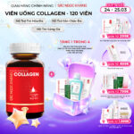 Viên Uống Collagen Dipeptide Hỗ Trợ Mờ Nếp Nhăn, Dưỡng Da Ẩm Mịn Sắc Ngọc Khang 120 viên