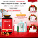 Viên Uống Collagen Dipeptide Hỗ Trợ Mờ Nếp Nhăn, Dưỡng Da Ẩm Mịn Sắc Ngọc Khang 120 viên