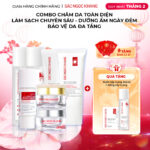Combo 7 Sản Phẩm Chăm Sóc Da Toàn Diện Chuyên Sâu Sắc Ngọc Khang (Nước Tẩy Trang Thảo Dược, Sữa Rửa Mặt Thảo Dược, Nước Hoa Hồng Thảo Dược, Serum Siêu Dưỡng Trắng Vitamin C, Kem Dưỡng Da 5 In 1, Kem Dưỡng Ban Đêm, Kem Chống Nắng)