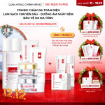 Combo 7 Sản Phẩm Chăm Sóc Da Toàn Diện Chuyên Sâu Sắc Ngọc Khang (Nước Tẩy Trang Thảo Dược, Sữa Rửa Mặt Thảo Dược, Nước Hoa Hồng Thảo Dược, Serum Siêu Dưỡng Trắng Vitamin C, Kem Dưỡng Da 5 In 1, Kem Dưỡng Ban Đêm, Kem Chống Nắng)