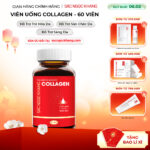 Viên Uống Collagen Dipeptide Mờ Nếp Nhăn - Dưỡng Ẩm Mịn Da Sắc Ngọc Khang hộp 60 viên