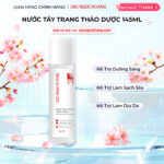 Nước Tẩy Trang Thảo Dược Sắc Ngọc Khang 145ml (Micellar Cleansing Water)
